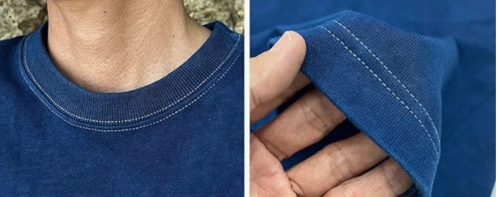 Organic Cotton T-shirt Ryuku-Zome Indigo 8.8oz XL