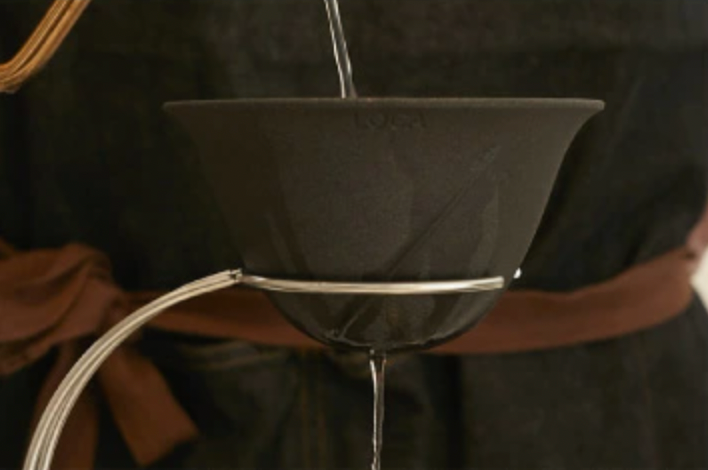 LOCA Ceramic Coffee Filter & Stand Arita-yaki 2-3 Cups ROUND