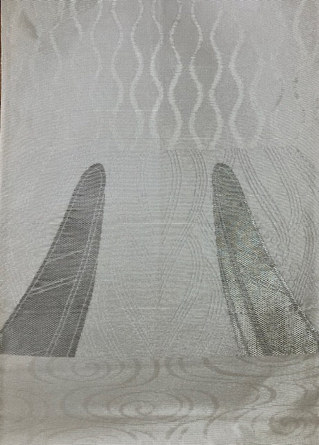 【SALE】Fukuro Obi Sash Boats & Water Preowned