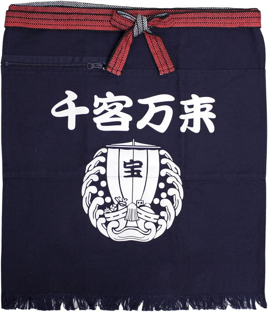 Homaekake/Maekake Apron Treasure Ship to Beckon a Thousand Customers