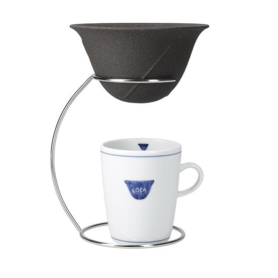 LOCA Ceramic Coffee Filter & Stand Arita-yaki 2-3 Cups ROUND