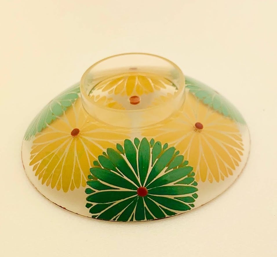 SHISUIhai i Sake Cup Kikumon Technology x Tradition Biodegredable PLA + Aizu-Nuri Lacquer