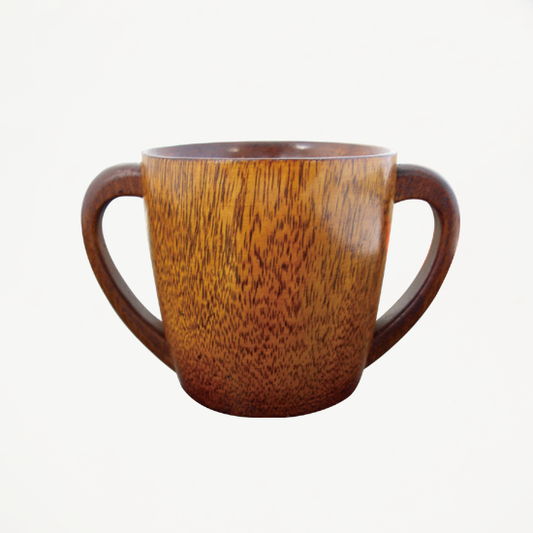 Kids Lacquer Double-Handle Mug 145cc All Natural