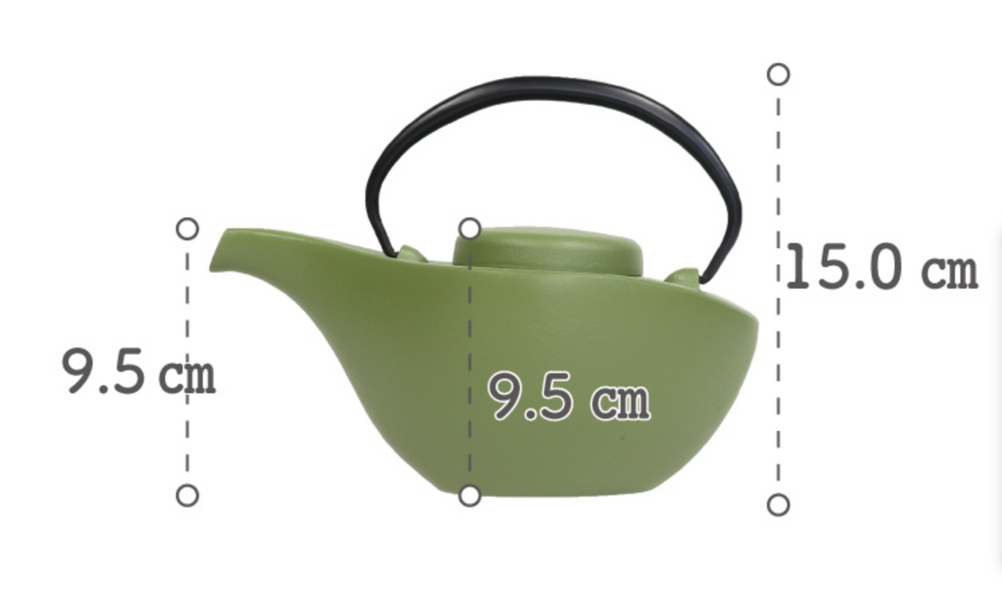 Nanbu/Nambu Tekki Ironware IWACHU Tea Pot RED Hand-Made by Artisans
