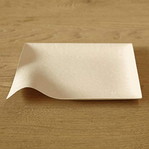 WASARA Paper Plates SQURE Biodigradable 9inch Japanese Modern 60 pc