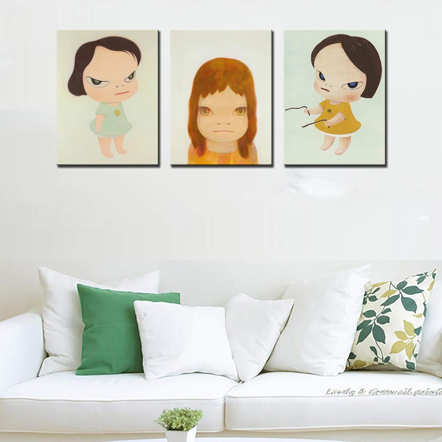 Yoshitomo Nara Canvas Replica w/ Frames A02-NLMZ-44