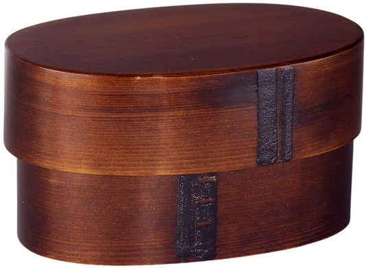Sakai Sangyo Menpa Lacquer/Urushi Hinoki Japanese Cypress Luchbox 2-Layers