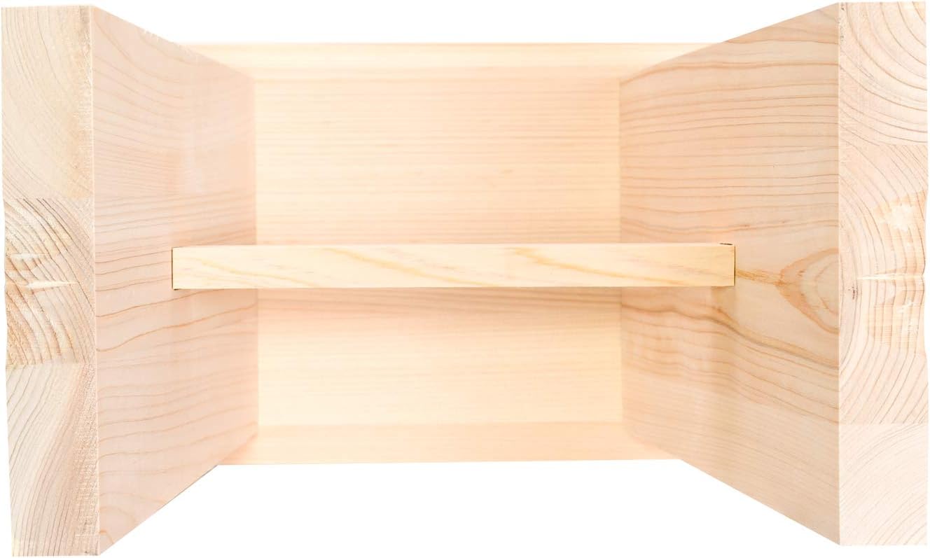 Wood Bath Stool (Hinoki) Umezawa Kogei