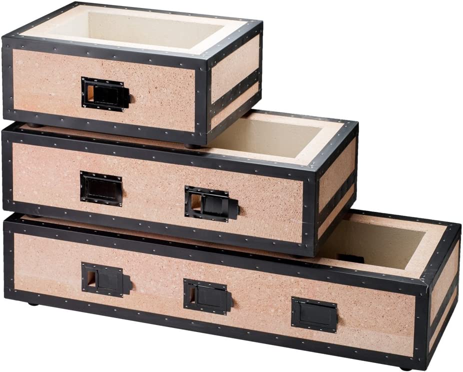 Japan Yakitori BBQ Charcoal Grill Diatomite Hibachi Konro 93x35cmx20cm BQ22