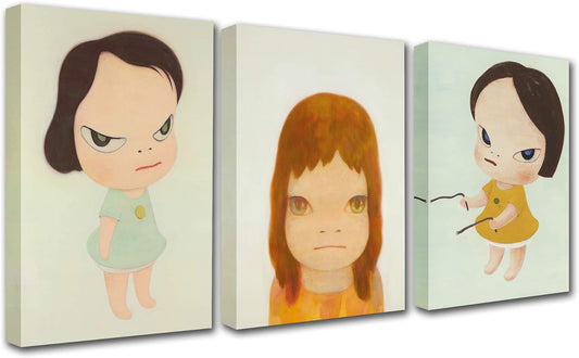 Yoshitomo Nara Canvas Replica w/ Frames A02-NLMZ-44
