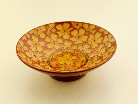 SHISUIhai i Sake Cup Sakura Zukushi Technology x Tradition Biodegredable PLA + Aizu-Nuri Lacquer