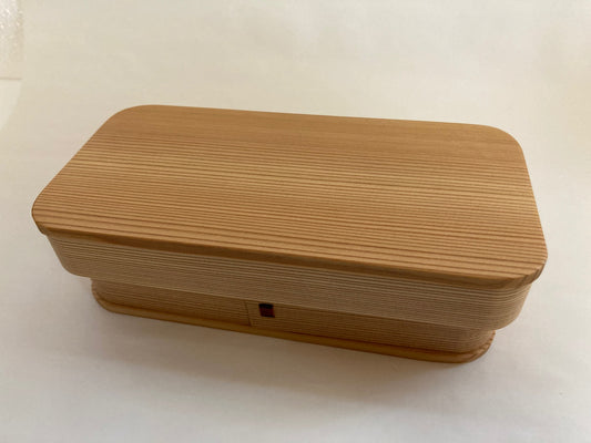 Wood Lunchbox Lectangle Hakata Magemono TAMAKI