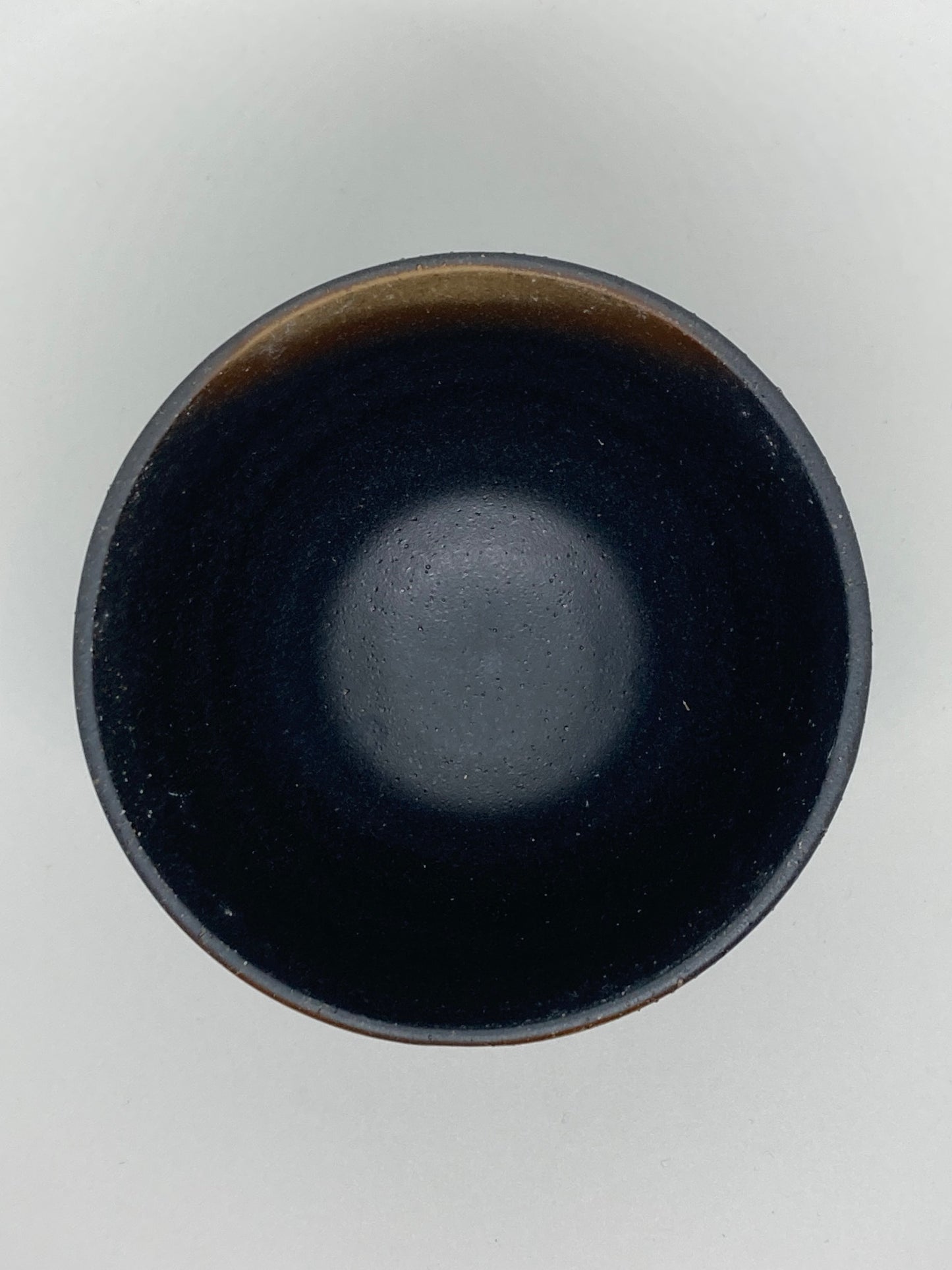 Ceramic Toki Bowl Black & Brown 12.5cm/4.9in (di)