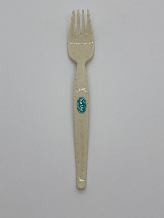 Biodigradable Disposable Folks Polylactic Acid Resin 6 pieces