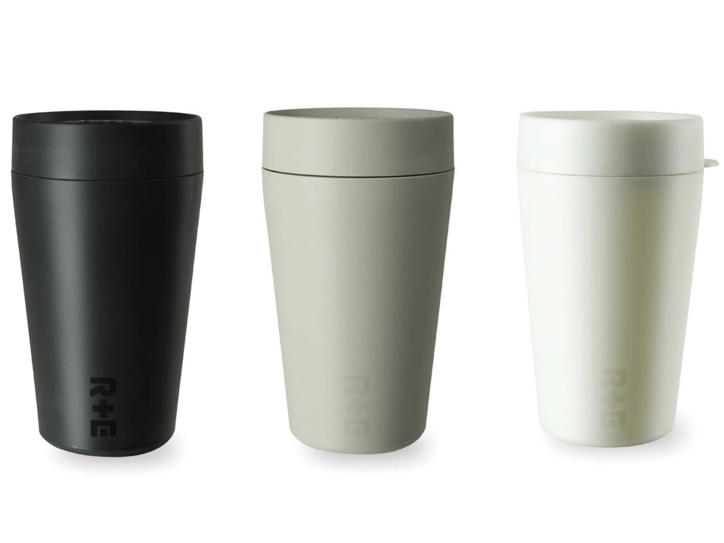 R+E Tumblers PLA Biodegredable Tumblers 3 Colors 470ml/16oz Black/Gray/White