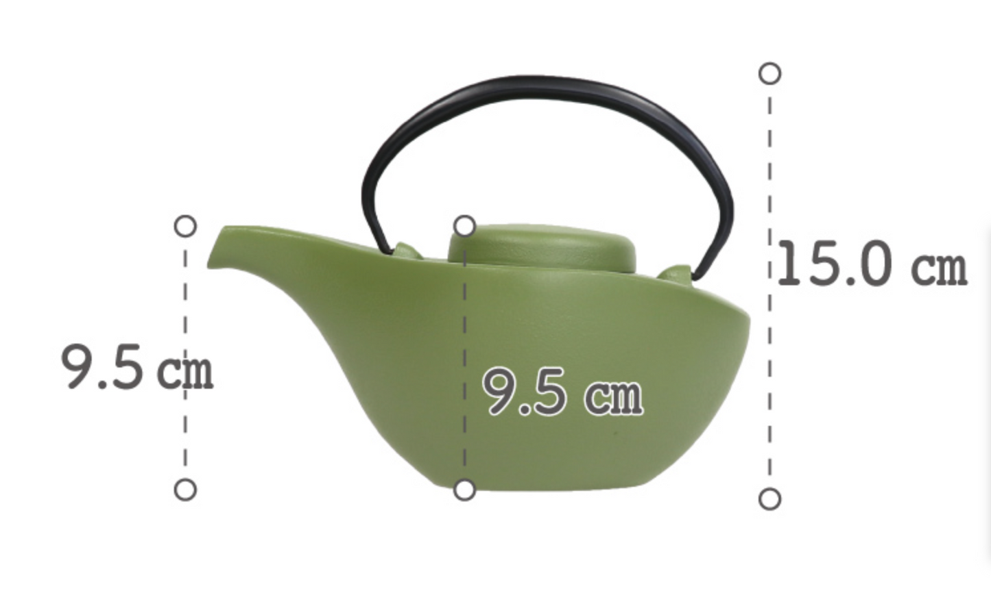 Nanbu/Nambu Tekki Ironware IWACHU Teaport GREEN Hand-Made by Artisans