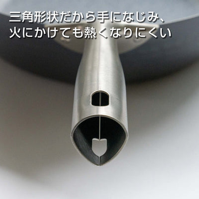 Arnest Tsubame Sanjo Iron Frying Pan Gas/IH 24cm A-77544 Hard to Burn or Rust 
