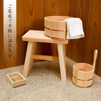 Wood Bath Bucket (Sawara) Umezawa Kogei 