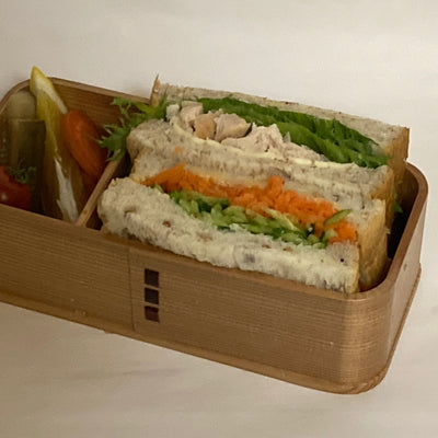Wood Lunchbox Lectangle Hakata Magemono TAMAKI