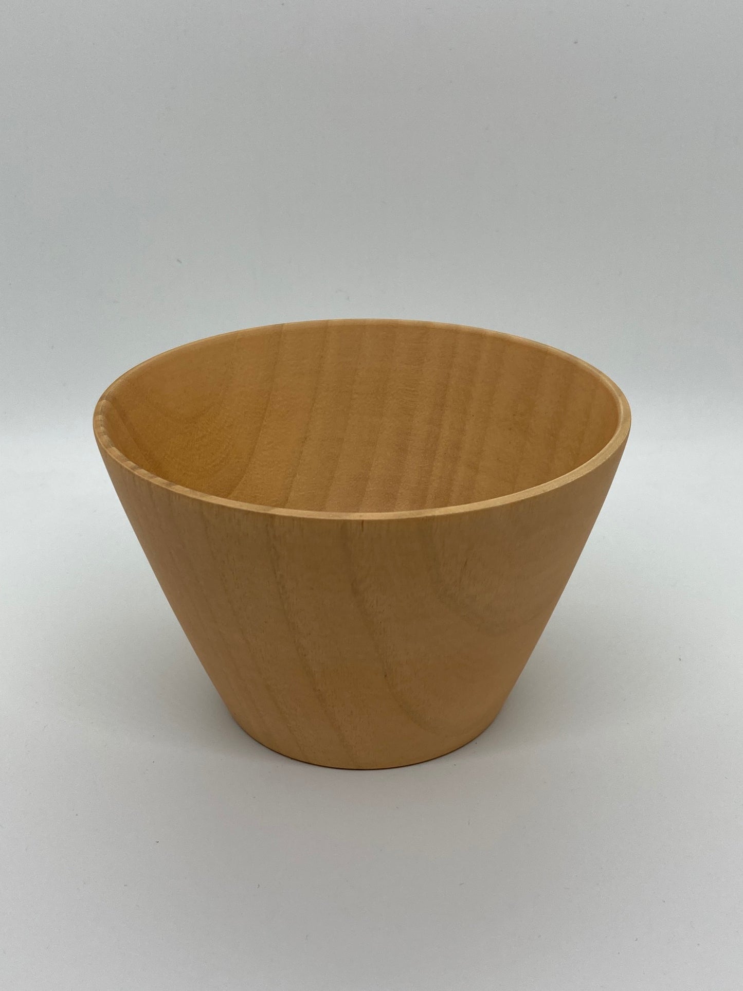 Wood Bowl Set Brown (Lacquer) & Natural Modern Japanese 12.5cm/4.95in (di)