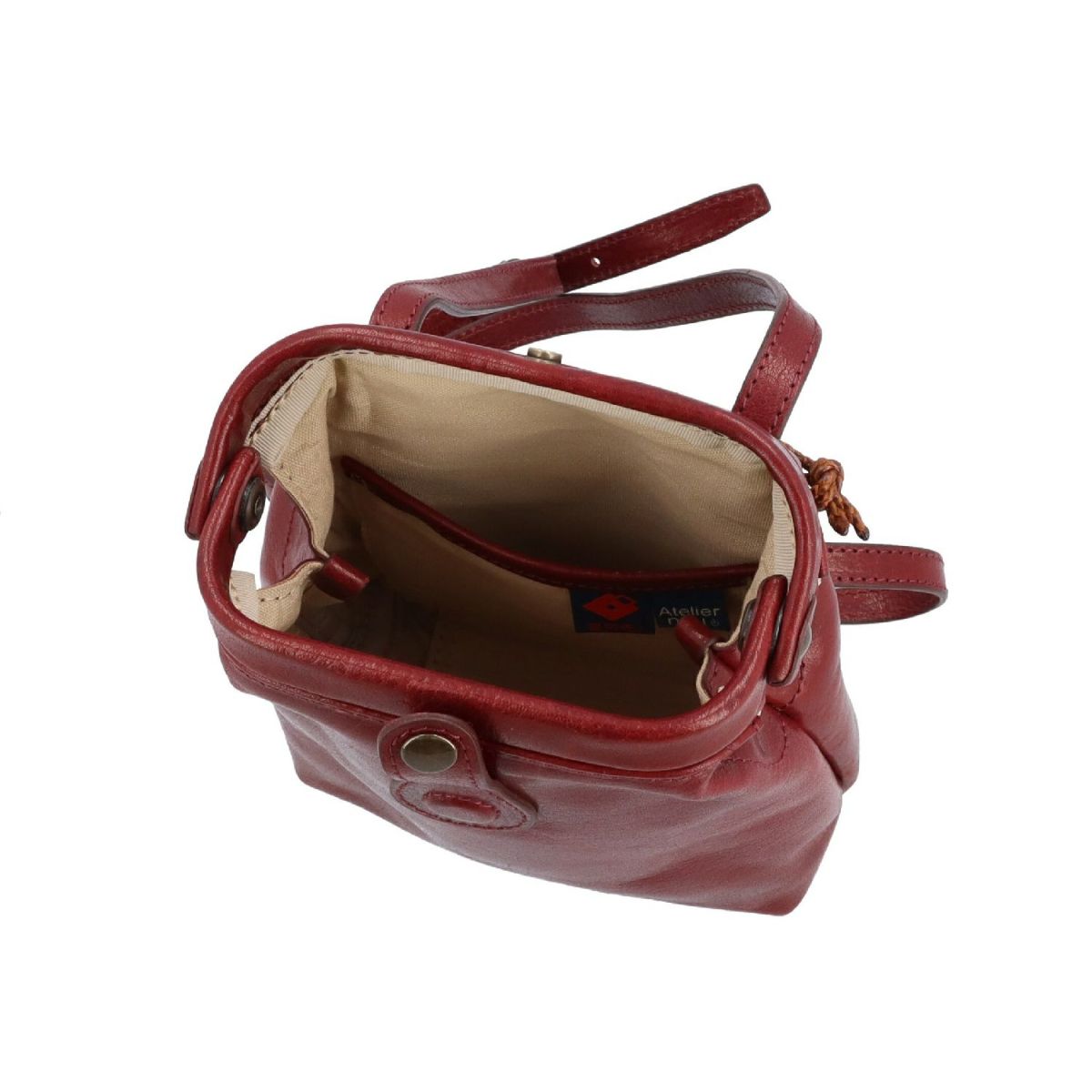 Lezza Botanica Vino Pochette Tanned and Dyed with Wine Pomace/Food Waste