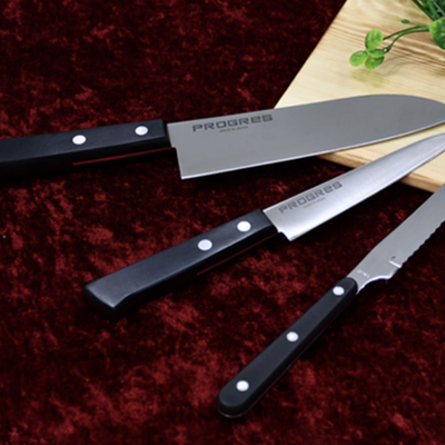 [SALE] PROGRES Traditional HOCHO Knifves 3-Piece Set Patented Method Seki Craft