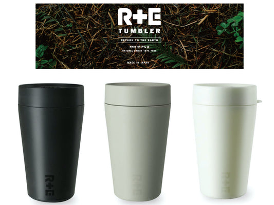 R+E Tumblers PLA Biodegredable Tumblers 3 Colors 470ml/16oz Black/Gray/White